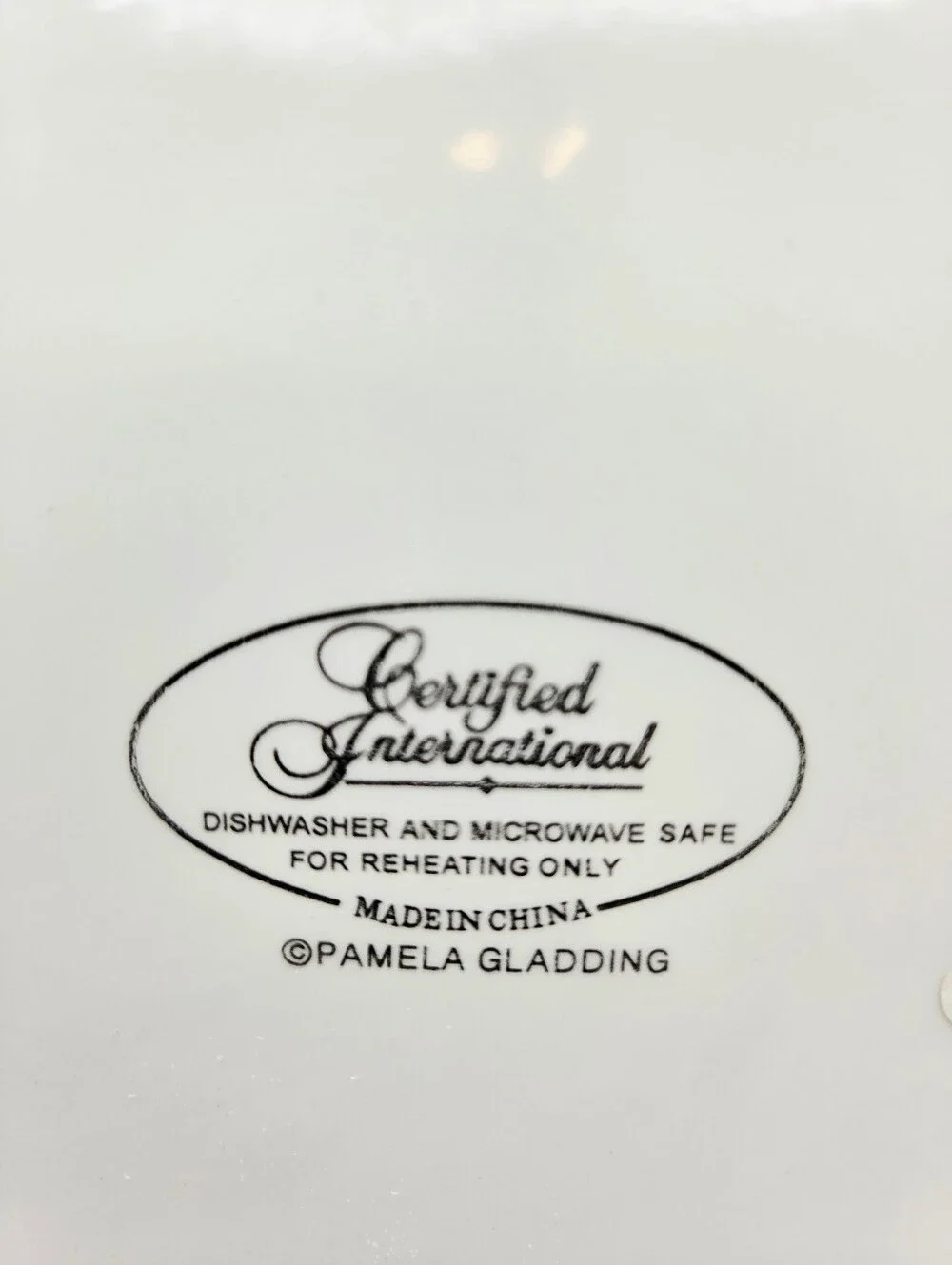 Certified International colorful hand